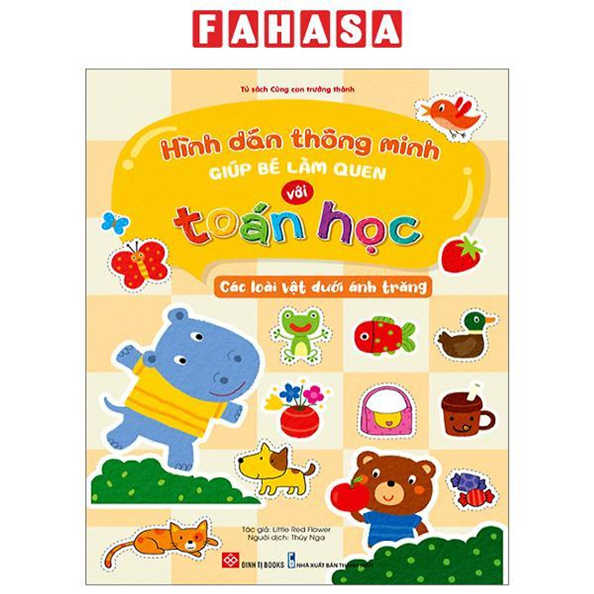 Hình Dán Thông Minh Giúp Bé Làm Quen Với Toán Học - Các Loài Vật Dưới Ánh Trăng