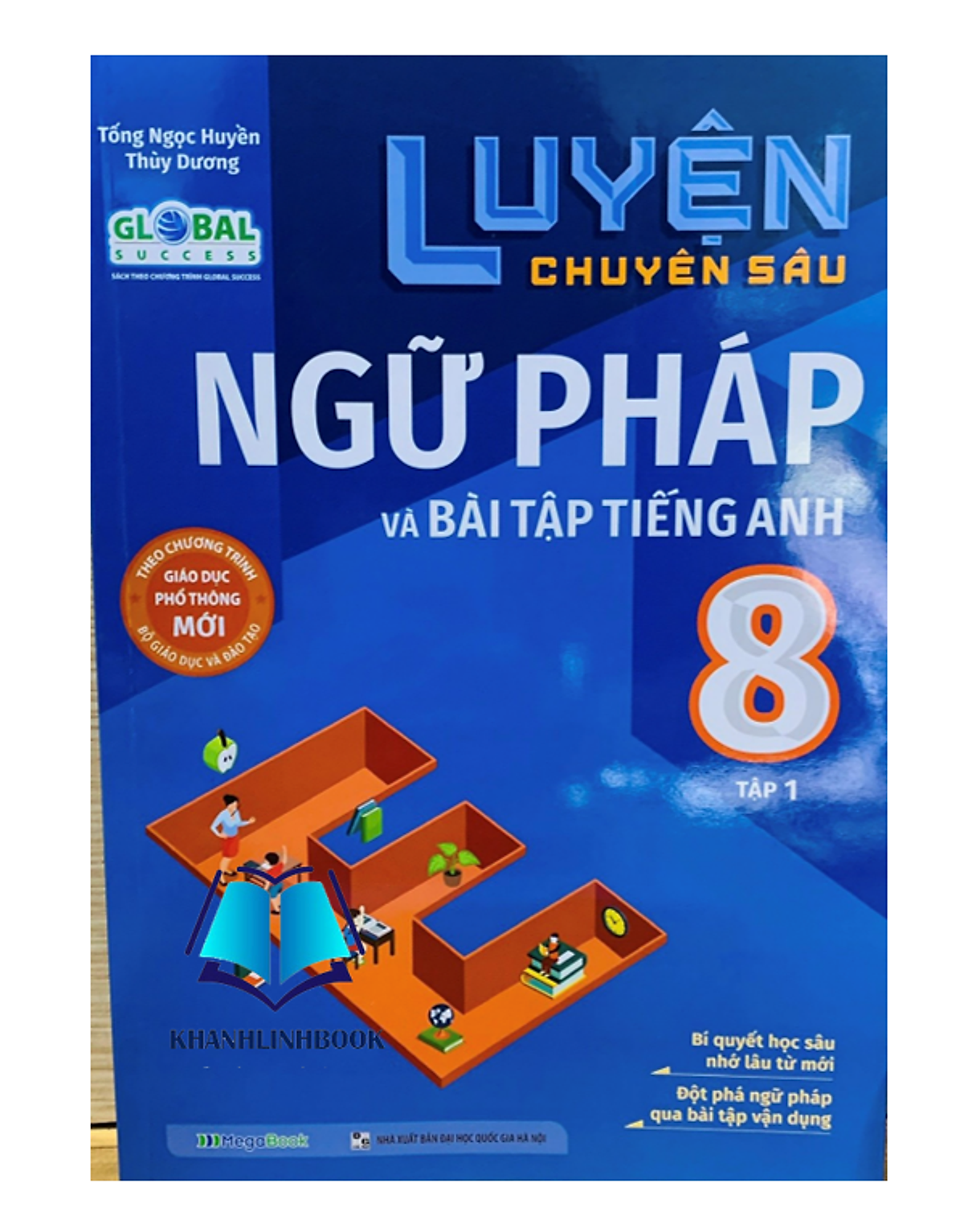 Sách - Luyện Chuyên Sâu Ngữ Pháp Và Bài Tập Tiếng Anh 8 - Tập 1 (Mg)