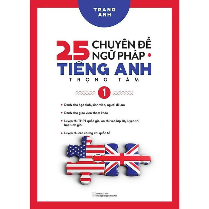 Sách 25 Chuyên Đề Ngữ Pháp Tiếng Anh Trọng Tâm Tập 1