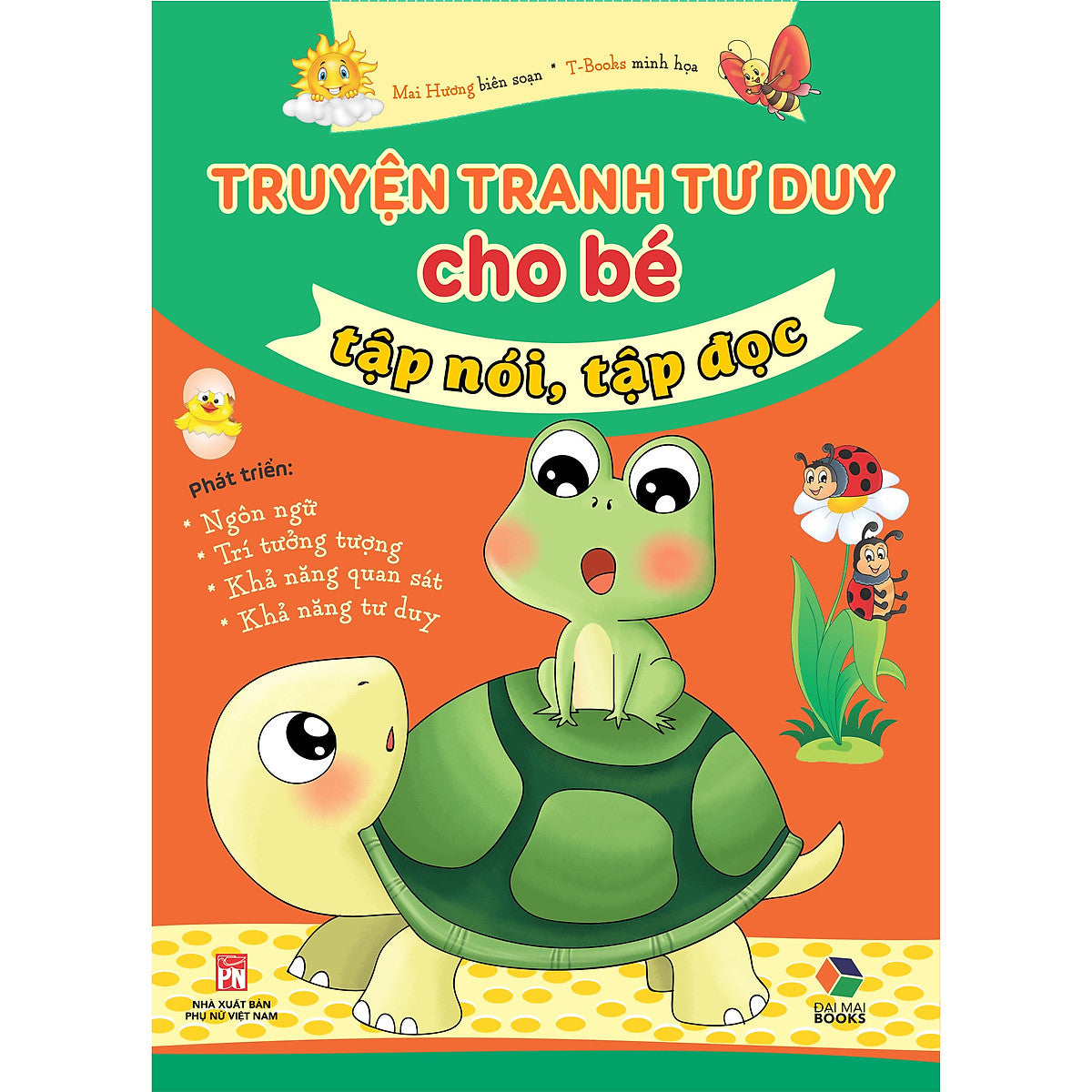 Truyện Tranh Tư Duy Cho Bé Tập Nói ,Tập Đọc ( Phát Triển Ngôn Ngữ -Trí Tưởng Tượng - Khả Năng Quan Sát- Khả Năng Tư Duy