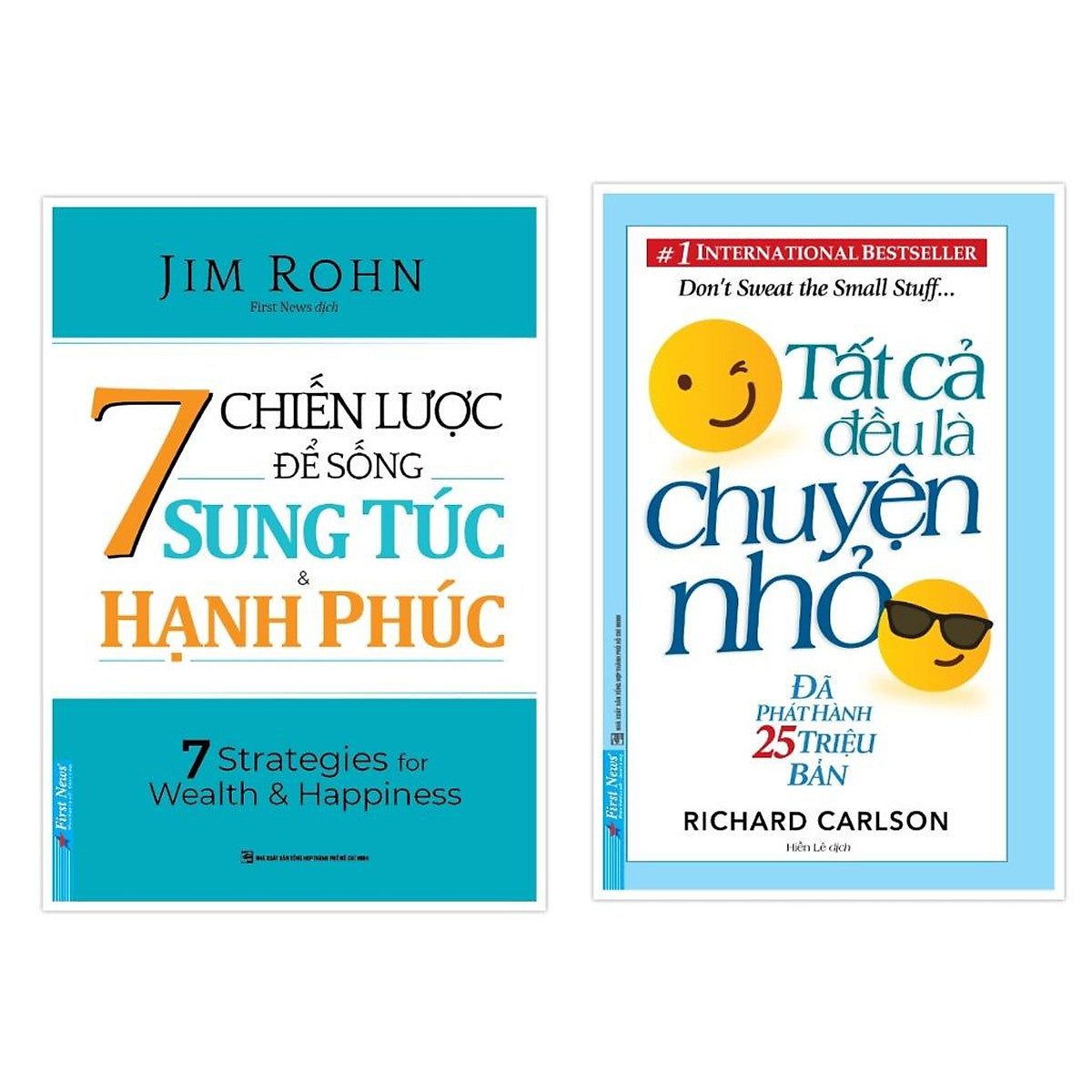 Combo 7 Chiến Lược Để Sống Sung Túc & Hạnh Phúc + Tất Cả Đều Là Chuyện Nhỏ (Khổ Lớn)  - Bản Quyền