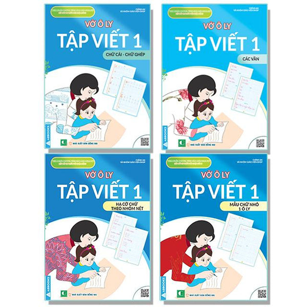 Vở Ô Ly Tập Viết 1: Chữ Cái - Chữ Ghép, Các Vần, Hạ Cỡ Chữ, Mẫu Chữ Nhỏ 1 Ô Ly - Theo Chuẩn Chương Trình Sgk Mới - Kết Nối Tri Thức Với Cuộc Sống