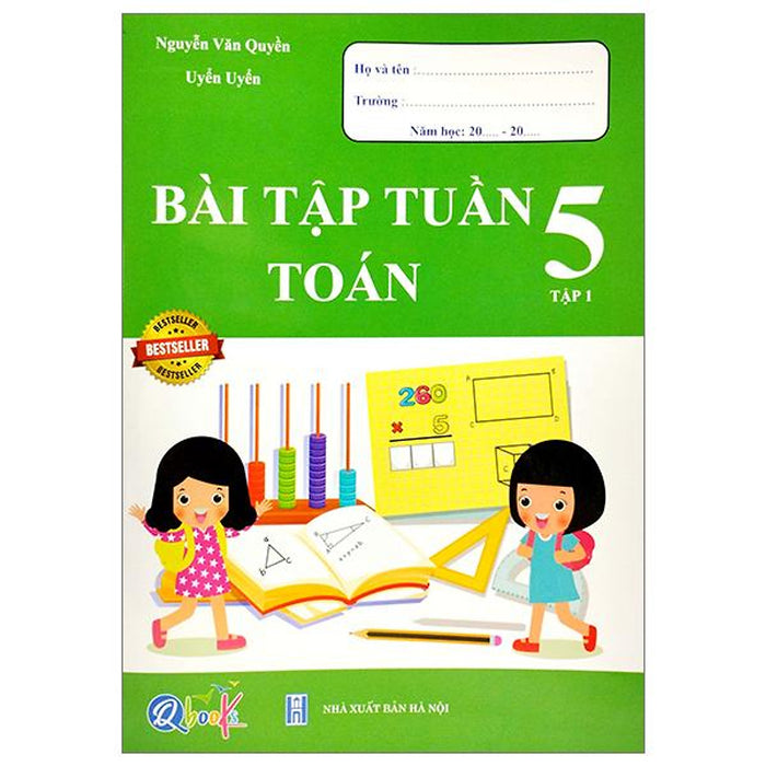 Bài Tập Tuần Toán 5 - Tập 1 (2022)