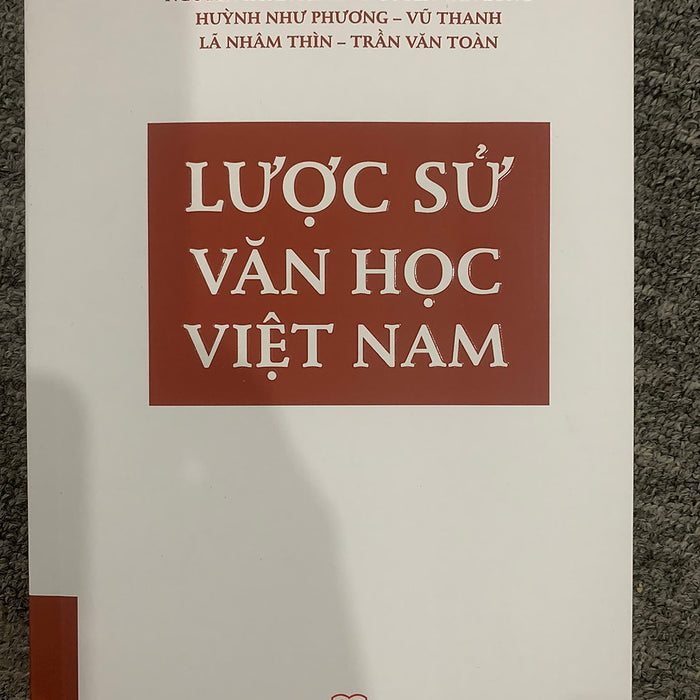 Sách - Lược Sử Văn Học Việt Nam