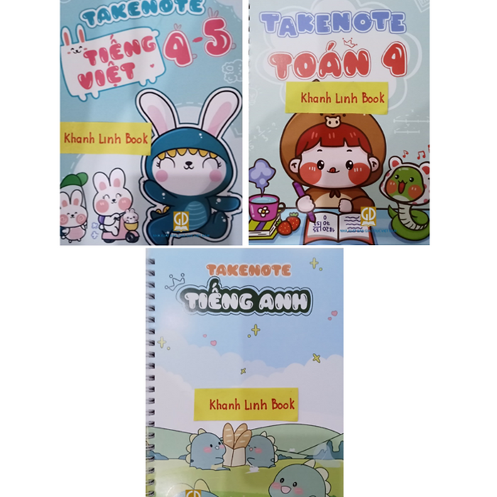 Sách - Takenote Toán + Tiếng Việt + Tiếng Anh Lớp 4 - 5