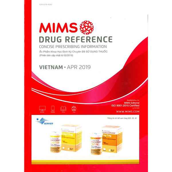 Mims 2019 - Ấn Phẩm Khoa Học Định Kỳ Chuyên Đề Sử Dụng Thuốc