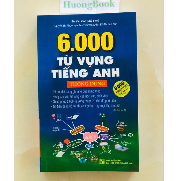 Sách - 6000 Từ Vựng Tiếng Anh Thông Dụng ( Bìa Mềm) - Mt