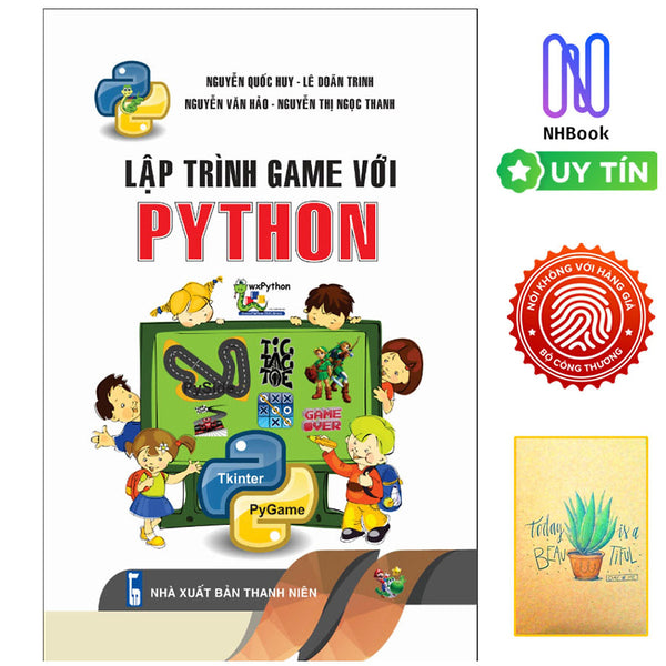Sách - Lập Trình Game Với Python - Stk ( Tặng Kèm Sổ Tay Xương Rồng )