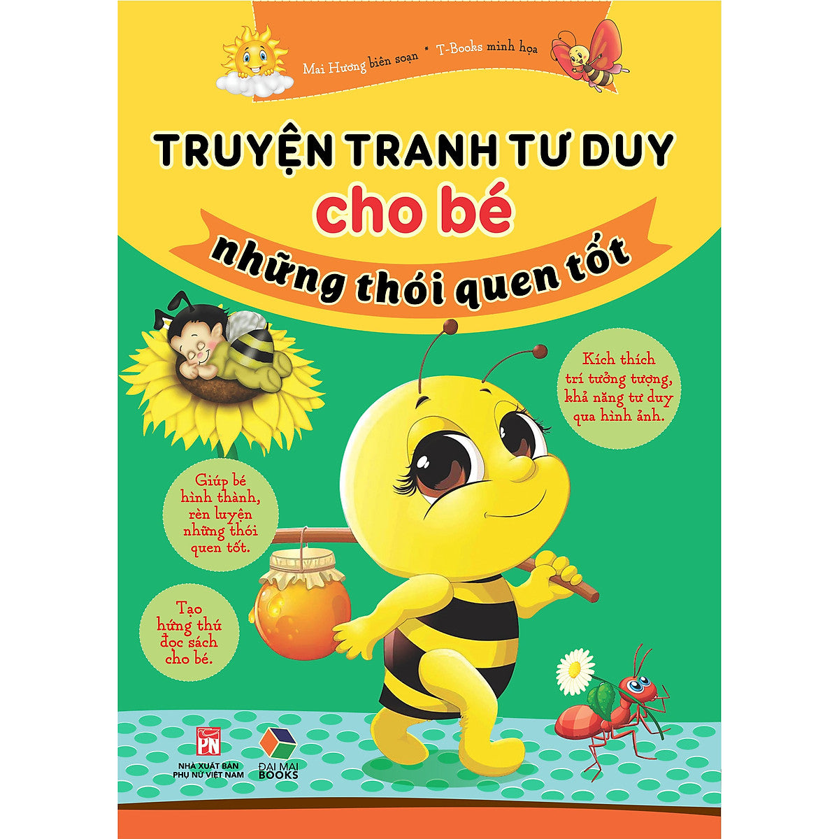 Truyện Tranh Tư Duy Cho Bé Những Thói Quen Tốt ( Kích Thích Trí Tưởng Tượng, Khả Năng Tư Duy Qua Hình Ảnh...