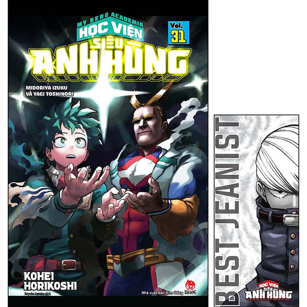 My Hero Academia - Học Viện Siêu Anh Hùng Tập 31: Midoriya Izuku Và Yagi Toshinori [Tặng Kèm Bookmark Nhân Vật]