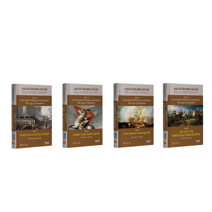 [Coupon 20K Đơn 299K] Lịch Sử Văn Minh Thế Giới - Phần Xi - Văn Minh Thời Đại Napoléon (Bộ 4 Cuốn)