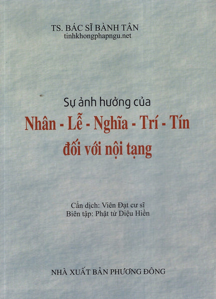 Sự Ảnh Hưởng Của Nhân - Lễ - Nghĩa - Trí - Tín Đối Với Nội Tạng