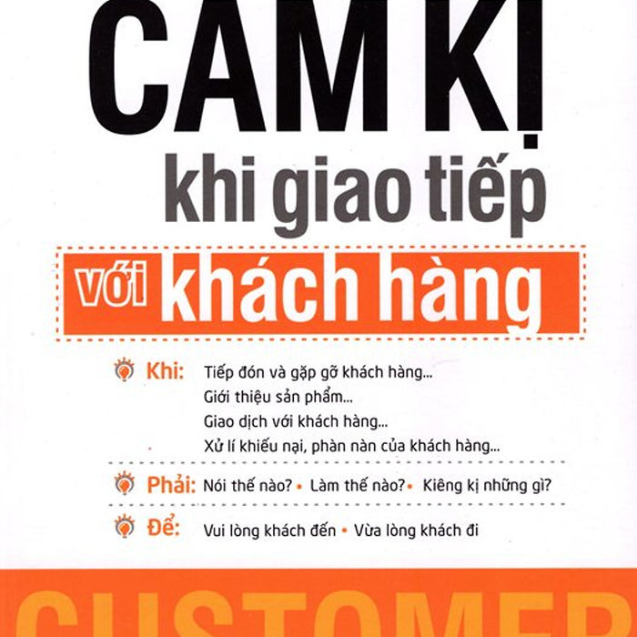 Những Cấm Kị Khi Giao Tiếp Với Khách Hàng