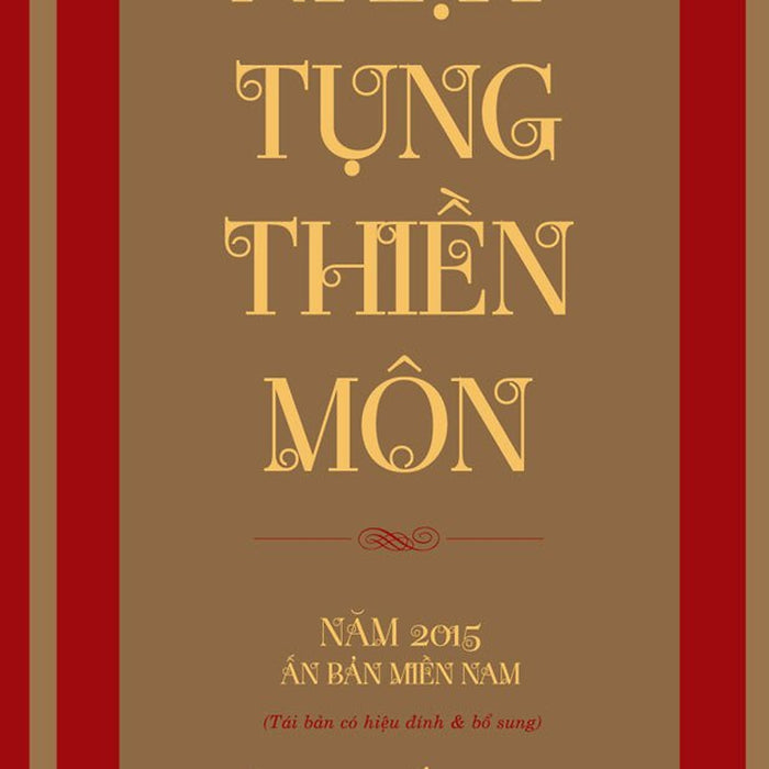 Nhật Tụng Thiền Môn (Tái Bản)